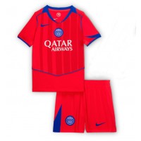 Paris Saint-Germain Fotballklær Tredjedraktsett Barn 2025-26 Kortermet (+ korte bukser)